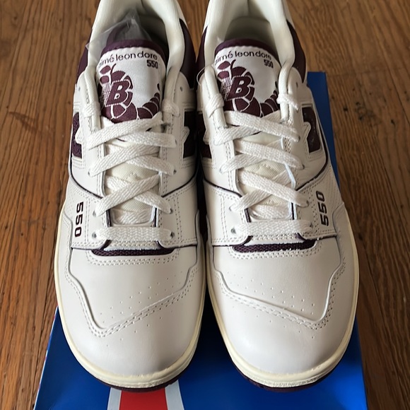 BNIB Deadstock Aime Leon Dore New Balance 550 purple. Men’s US 9.5. - Picture 7 of 7